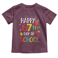 67 Days of School Toddler T Shirt Happy 67th Day Of School Teachers Student Meme - Wonder Print Shop