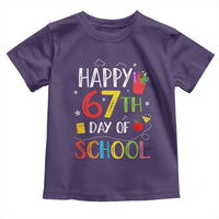 67 Days of School Toddler T Shirt Happy 67th Day Of School Teachers Student Meme - Wonder Print Shop