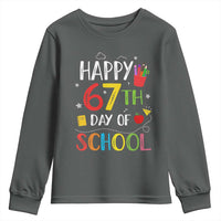 67 Days of School Youth Sweatshirt Happy 67th Day Of School Teachers Student Meme - Wonder Print Shop