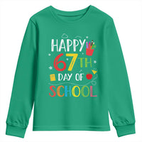 67 Days of School Youth Sweatshirt Happy 67th Day Of School Teachers Student Meme - Wonder Print Shop