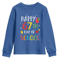 67 Days of School Youth Sweatshirt Happy 67th Day Of School Teachers Student Meme - Wonder Print Shop