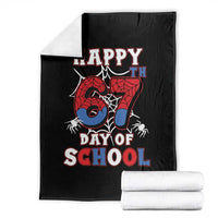 Happy 67th Day Of School Throw Blanket Boys Girls Spider 67 Days - Wonder Print Shop