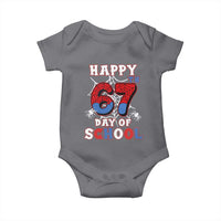 Happy 67th Day Of School Baby Onesie Boys Girls Spider 67 Days - Wonder Print Shop