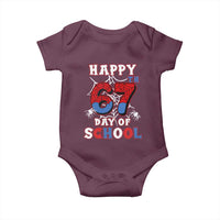 Happy 67th Day Of School Baby Onesie Boys Girls Spider 67 Days - Wonder Print Shop