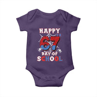 Happy 67th Day Of School Baby Onesie Boys Girls Spider 67 Days - Wonder Print Shop