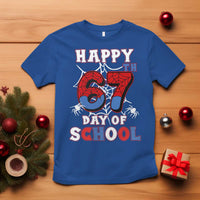 Happy 67th Day Of School T Shirt Boys Girls Spider 67 Days - Wonder Print Shop
