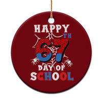 Happy 67th Day Of School Ceramic Ornament Boys Girls Spider 67 Days - Wonder Print Shop
