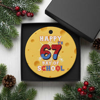 Happy 67th Day Of School Ceramic Ornament Boys Girls Spider 67 Days - Wonder Print Shop