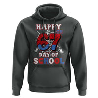 Happy 67th Day Of School Hoodie Boys Girls Spider 67 Days - Wonder Print Shop