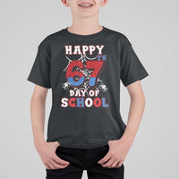 Happy 67th Day Of School T Shirt For Kid Boys Girls Spider 67 Days - Wonder Print Shop
