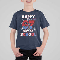 Happy 67th Day Of School T Shirt For Kid Boys Girls Spider 67 Days - Wonder Print Shop