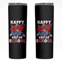 Happy 67th Day Of School Skinny Tumbler Boys Girls Spider 67 Days - Wonder Print Shop