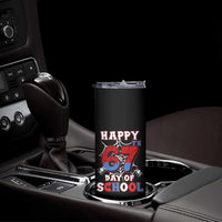 Happy 67th Day Of School Skinny Tumbler Boys Girls Spider 67 Days - Wonder Print Shop
