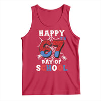 Happy 67th Day Of School Tank Top Boys Girls Spider 67 Days - Wonder Print Shop