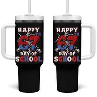 Happy 67th Day Of School Tumbler With Handle Boys Girls Spider 67 Days - Wonder Print Shop