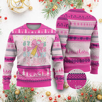 67 Days of School Coquette Bow Ugly Christmas Sweater Funny Six Seven Meme 67th Day Teacher Student - Wonder Print Shop