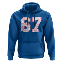 Six Seven Coquette Girl Hoodie Funny 67 Meme Gen Alpha Slang Pink Floral Bow Aesthetic - Wonder Print Shop