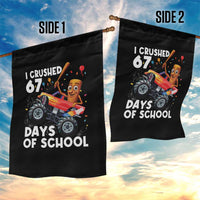 67 Days of School Monster Truck Garden Flag 67th Day Boys Tung Tung Tung Sahur - Wonder Print Shop