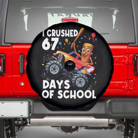 67 Days of School Monster Truck Spare Tire Cover 67th Day Boys Tung Tung Tung Sahur - Wonder Print Shop