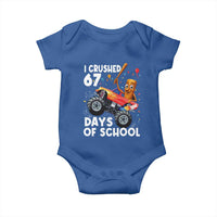 67 Days of School Monster Truck Baby Onesie 67th Day Boys Tung Tung Tung Sahur - Wonder Print Shop