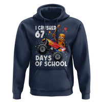 67 Days of School Monster Truck Hoodie 67th Day Boys Tung Tung Tung Sahur - Wonder Print Shop