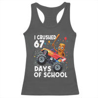 67 Days of School Monster Truck Racerback Tank Top 67th Day Boys Tung Tung Tung Sahur - Wonder Print Shop