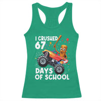 67 Days of School Monster Truck Racerback Tank Top 67th Day Boys Tung Tung Tung Sahur - Wonder Print Shop
