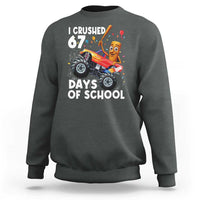 67 Days of School Monster Truck Sweatshirt 67th Day Boys Tung Tung Tung Sahur - Wonder Print Shop