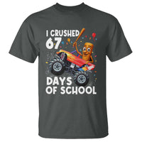 67 Days of School Monster Truck T Shirt 67th Day Boys Tung Tung Tung Sahur - Wonder Print Shop