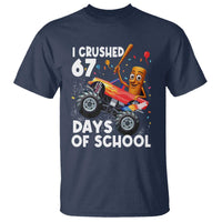 67 Days of School Monster Truck T Shirt 67th Day Boys Tung Tung Tung Sahur - Wonder Print Shop