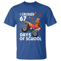 67 Days of School Monster Truck T Shirt 67th Day Boys Tung Tung Tung Sahur - Wonder Print Shop