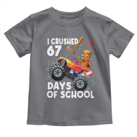 67 Days of School Monster Truck Toddler T Shirt 67th Day Boys Tung Tung Tung Sahur - Wonder Print Shop