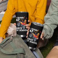 67 Days of School Monster Truck Tumbler Cup 67th Day Boys Tung Tung Tung Sahur - Wonder Print Shop