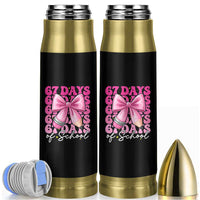 67 Days Of School Girls Coquette Bow Bullet Tumbler Funny Six Seven Meme 67th Day - Wonder Print Shop