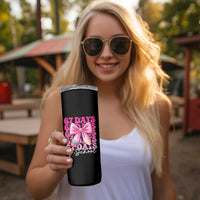 67 Days Of School Girls Coquette Bow Skinny Tumbler Funny Six Seven Meme 67th Day - Wonder Print Shop