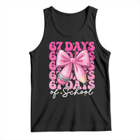 67 Days Of School Girls Coquette Bow Tank Top Funny Six Seven Meme 67th Day - Wonder Print Shop