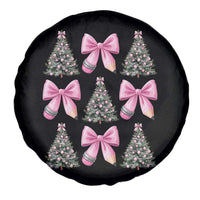Coquette Bow Christmas Spare Tire Cover Girly Xmas Tree Teacher Pencil Bow - Wonder Print Shop