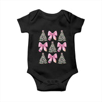 Coquette Bow Christmas Baby Onesie Girly Xmas Tree Teacher Pencil Bow - Wonder Print Shop