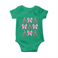 Coquette Bow Christmas Baby Onesie Girly Xmas Tree Teacher Pencil Bow - Wonder Print Shop