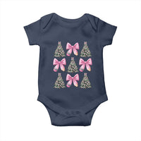 Coquette Bow Christmas Baby Onesie Girly Xmas Tree Teacher Pencil Bow - Wonder Print Shop
