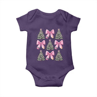 Coquette Bow Christmas Baby Onesie Girly Xmas Tree Teacher Pencil Bow - Wonder Print Shop