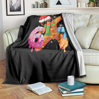 Funny 67 Meme Gingerbread Christmas Throw Blanket Six Seven Ice Cream Drip Boys - Wonder Print Shop