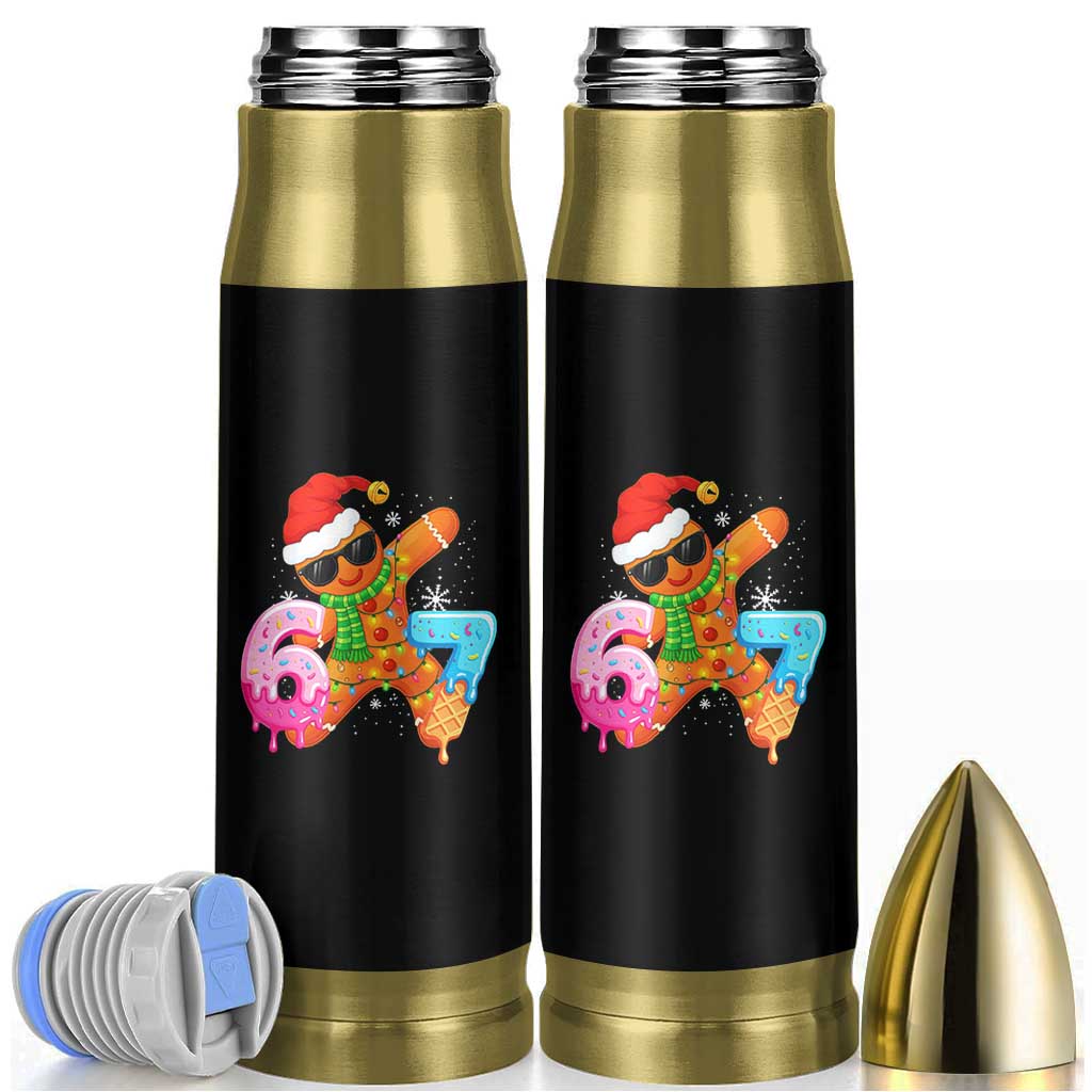 Funny 67 Meme Gingerbread Christmas Bullet Tumbler Six Seven Ice Cream Drip Boys - Wonder Print Shop