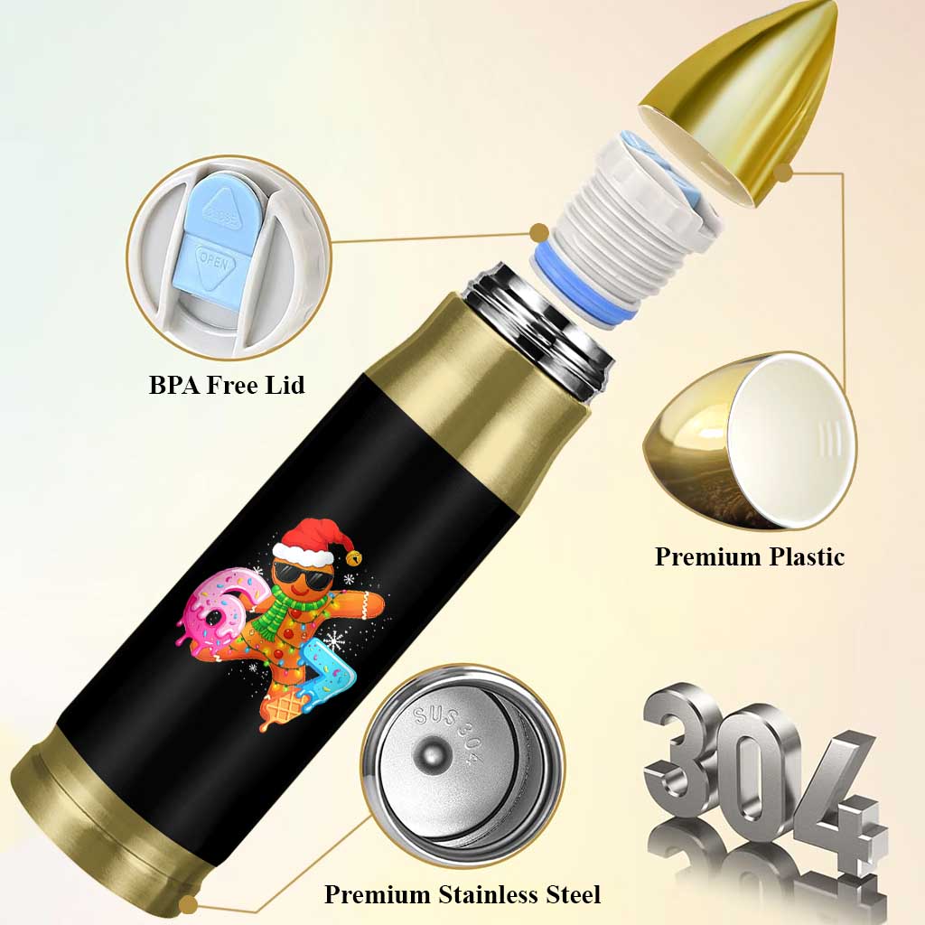 Funny 67 Meme Gingerbread Christmas Bullet Tumbler Six Seven Ice Cream Drip Boys - Wonder Print Shop