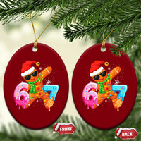 Funny 67 Meme Gingerbread Christmas Ceramic Ornament Six Seven Ice Cream Drip Boys - Wonder Print Shop