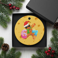 Funny 67 Meme Gingerbread Christmas Ceramic Ornament Six Seven Ice Cream Drip Boys - Wonder Print Shop