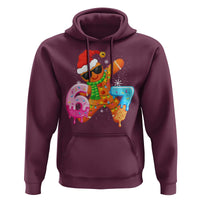 Funny 67 Meme Gingerbread Christmas Hoodie Six Seven Ice Cream Drip Boys - Wonder Print Shop