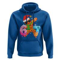 Funny 67 Meme Gingerbread Christmas Hoodie Six Seven Ice Cream Drip Boys - Wonder Print Shop