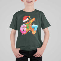Funny 67 Meme Gingerbread Christmas T Shirt For Kid Six Seven Ice Cream Drip Boys - Wonder Print Shop