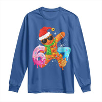 Funny 67 Meme Gingerbread Christmas Long Sleeve Shirt Six Seven Ice Cream Drip Boys - Wonder Print Shop